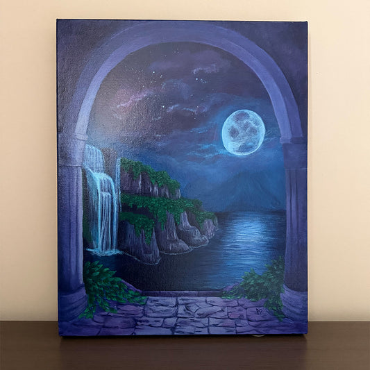 Let’s Go Some Place Quiet — Original Acrylic Painting