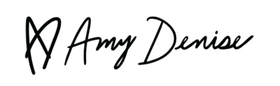 Amy Denise Art Logo with Icon and Text
