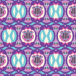 Carousel Collection purple adornment by Amy Denise
